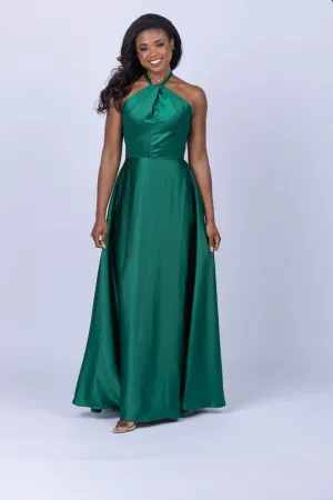 Amsale Dress P615S in Emerald