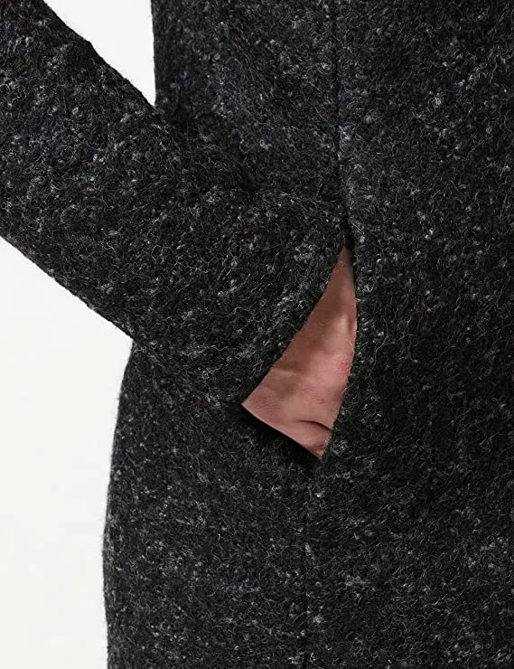 Black Ladies Onlsedona Boucle Wool Coat OTW Noos - ONLY