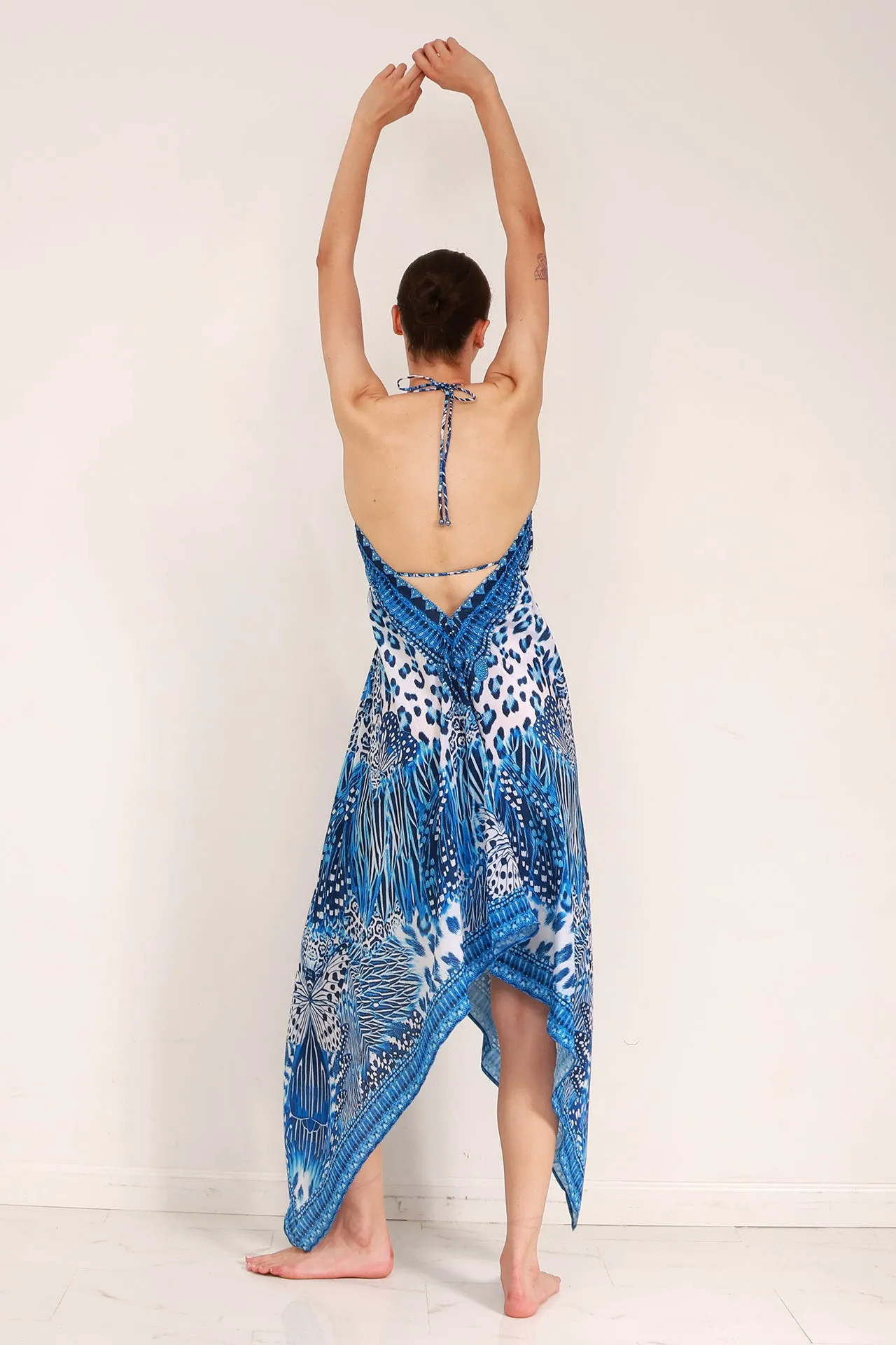 Blue Full Length Dresses