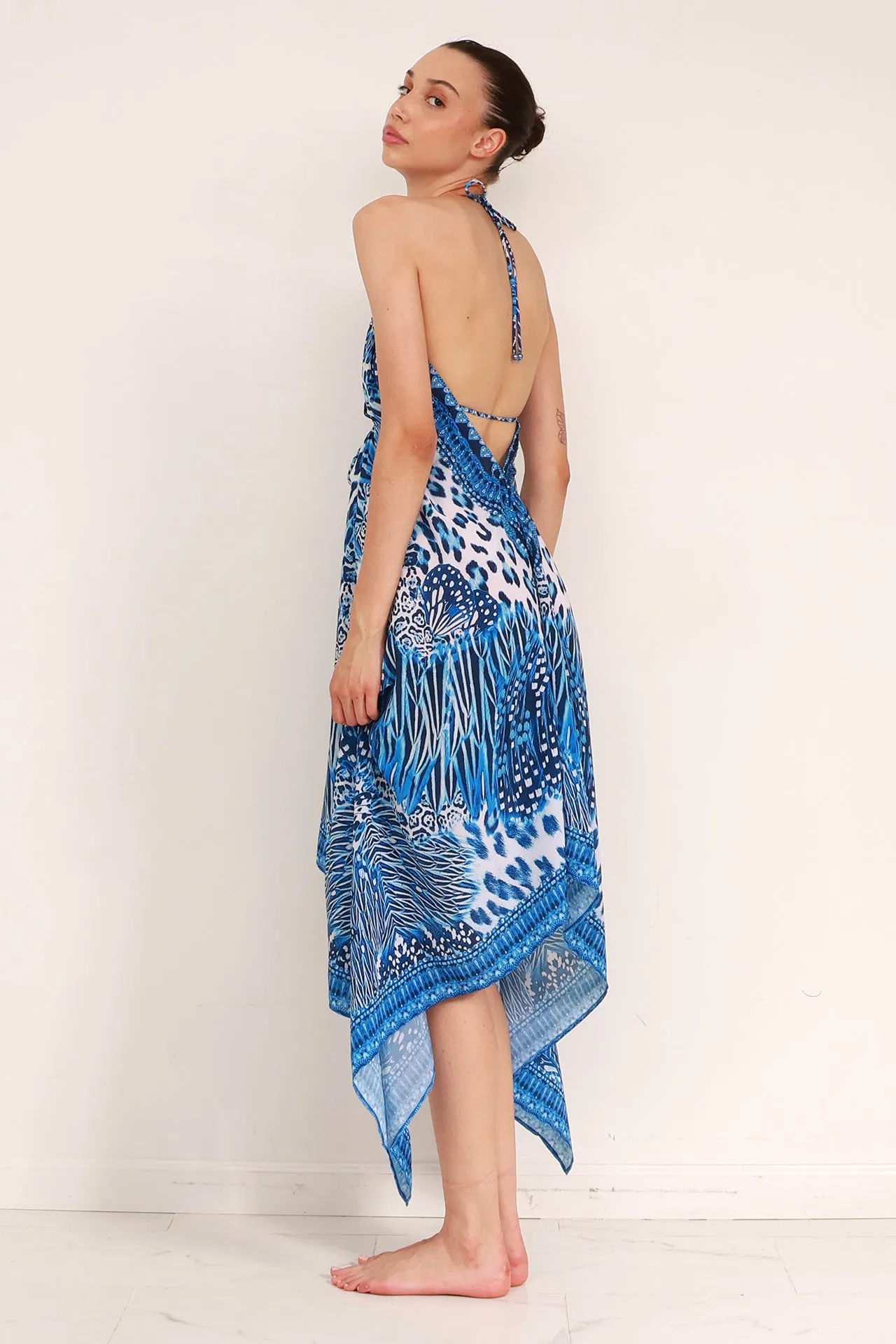 Blue Full Length Dresses