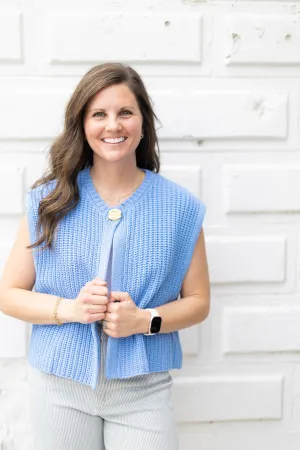 Blue Lindsay Vest