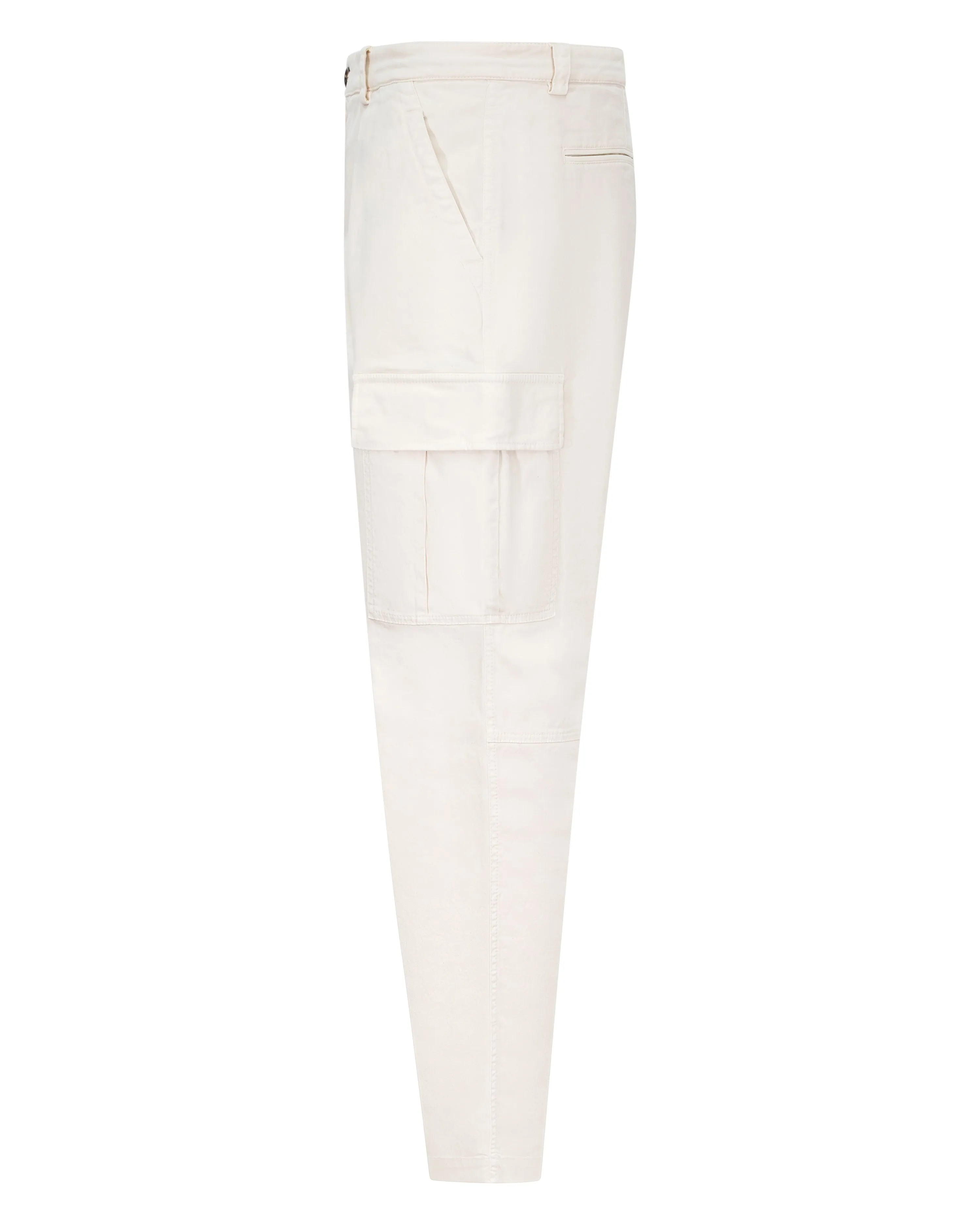 Brunello Cucinelli New Men’s Cotton Cargo Pants Off White