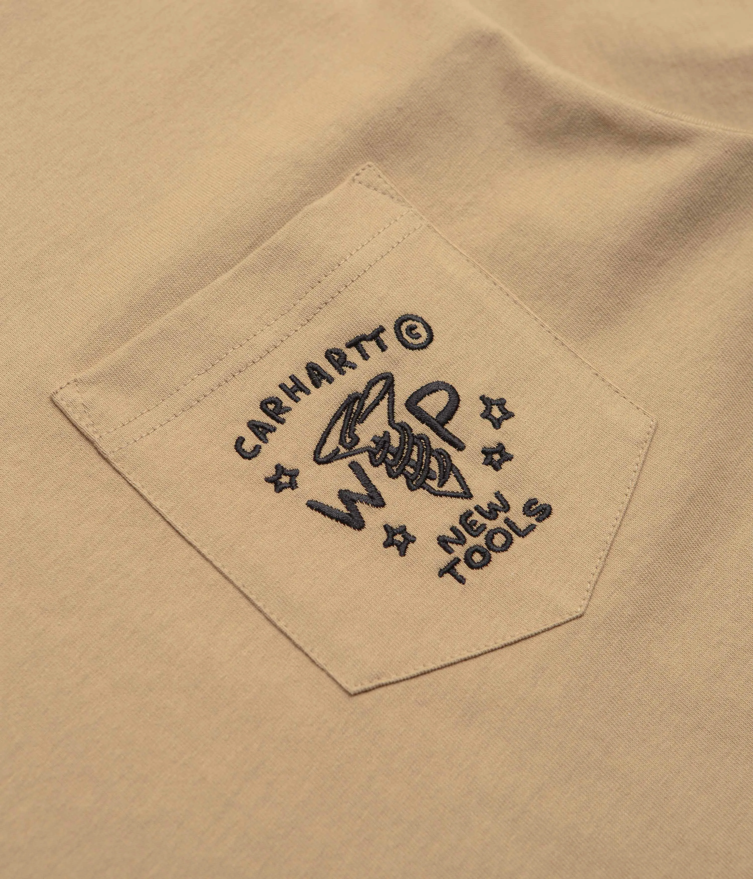 Carhartt Fragments Pocket T-Shirt - Dusty Hamilton Brown / Black