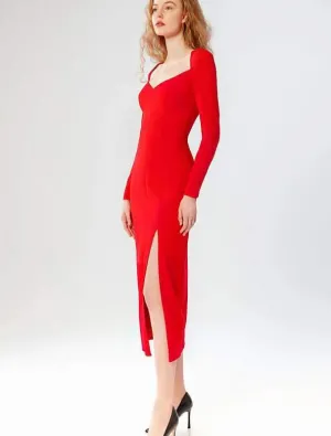Cottage Red Evening Dress