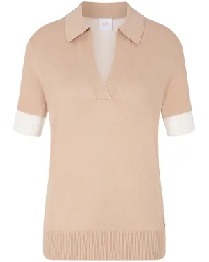 Desert Celin Collared Knit Pullover