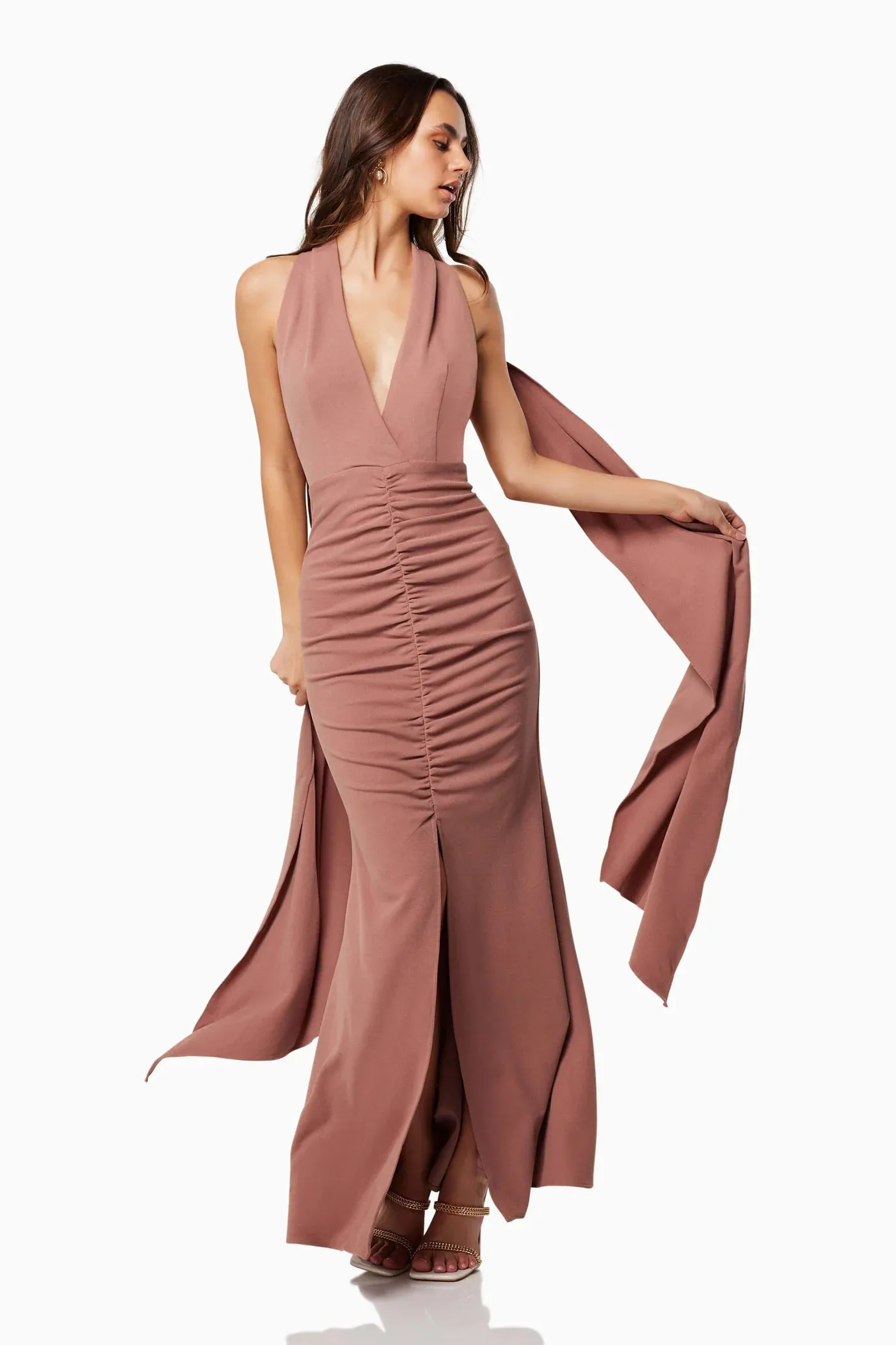 Elliatt Zephyra Gown - Tan