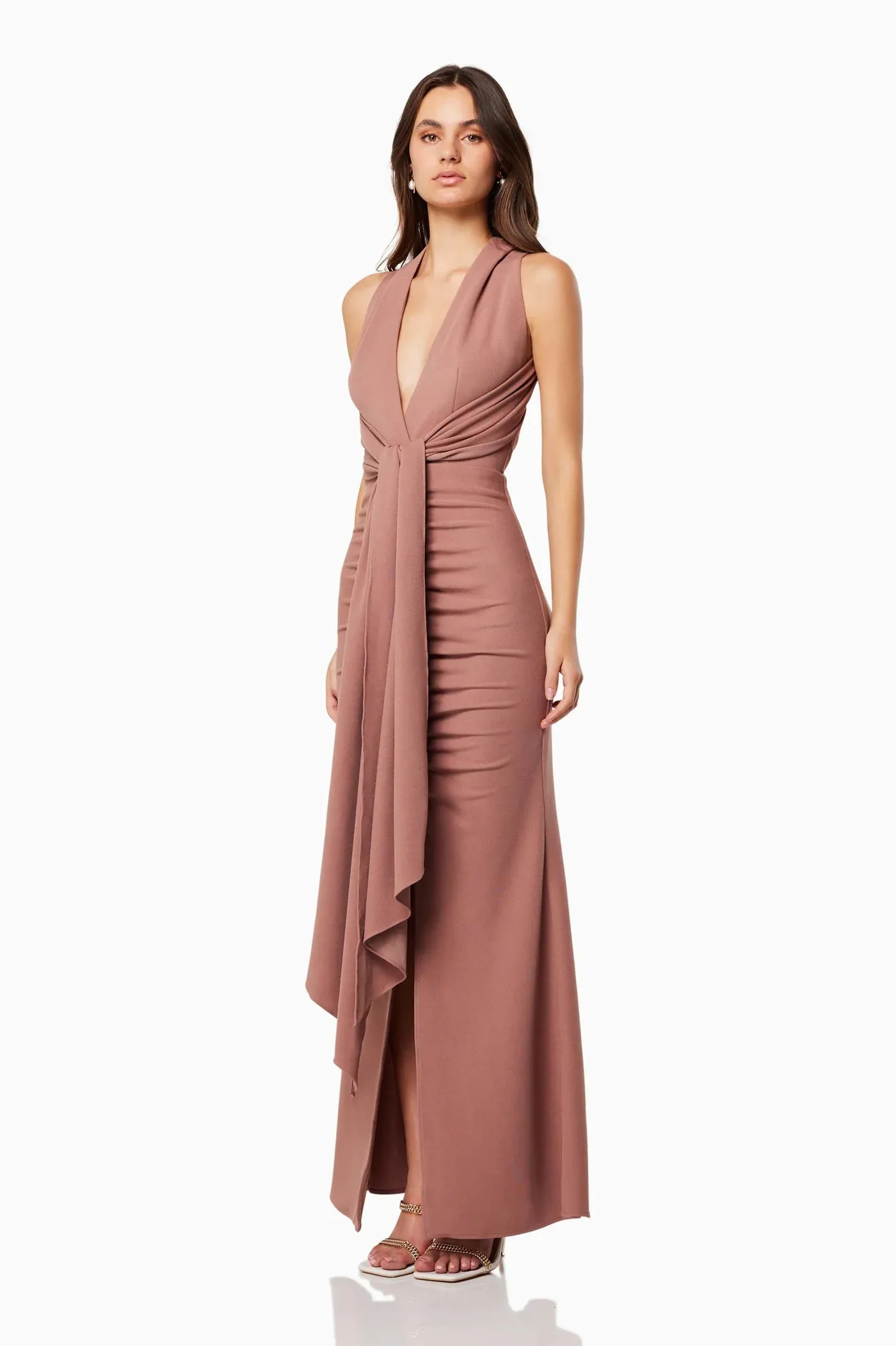 Elliatt Zephyra Gown - Tan