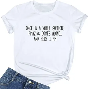 Graphic Tee - #900104W - Someone Amazing - White