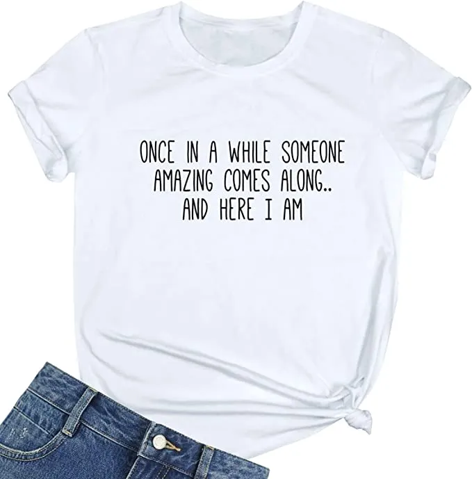 Graphic Tee - #900104W - Someone Amazing - White