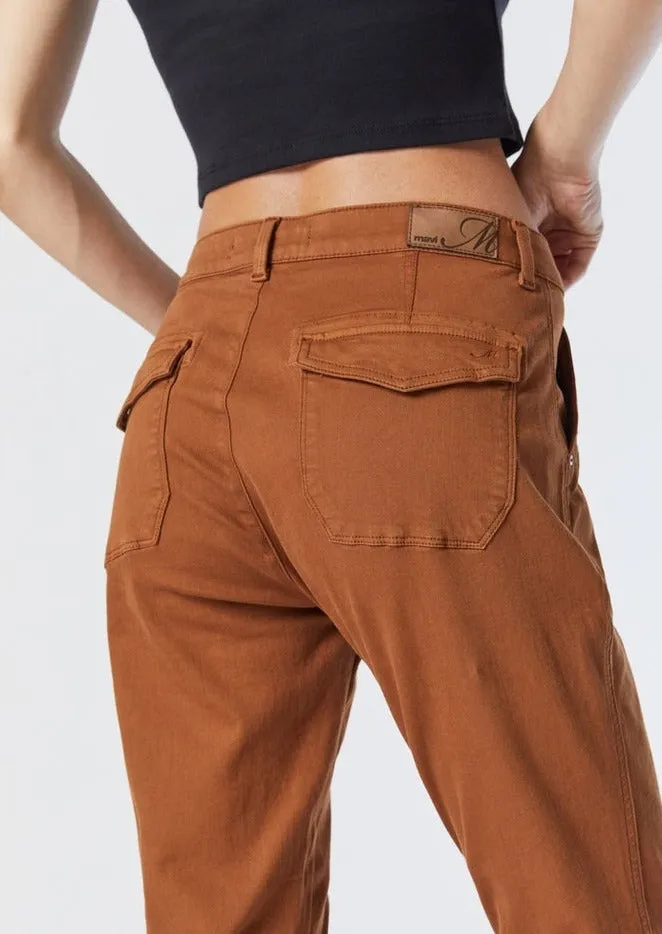 Ivy Slim Cargo Pants | Roasted Pecan Twill