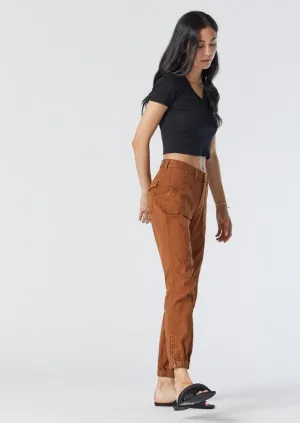 Ivy Slim Cargo Pants | Roasted Pecan Twill