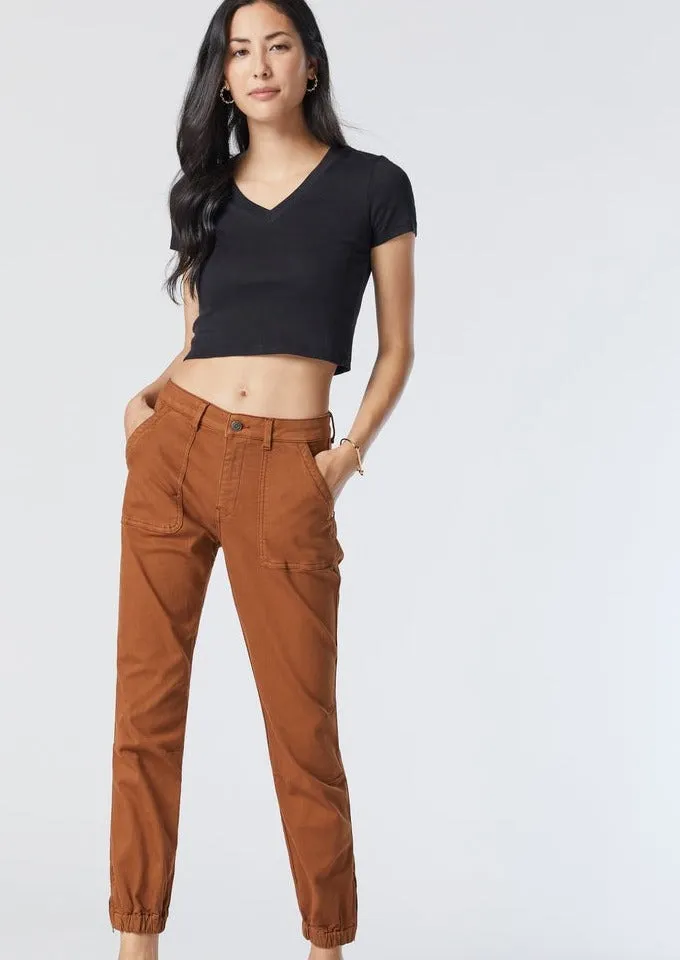 Ivy Slim Cargo Pants | Roasted Pecan Twill