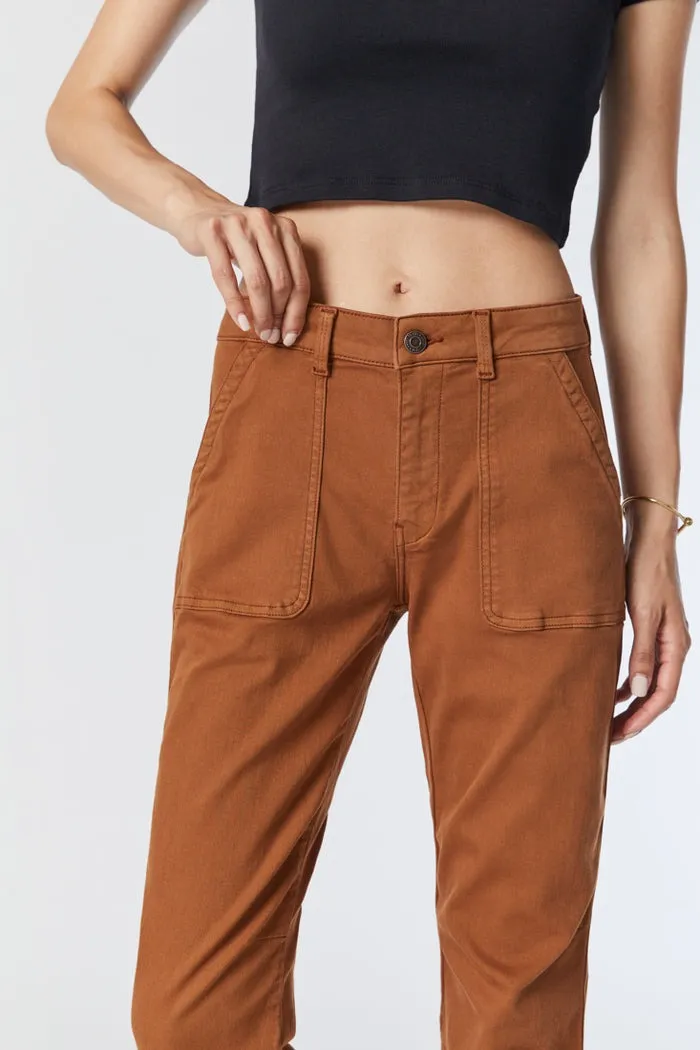 Ivy Slim Cargo Pants | Roasted Pecan Twill
