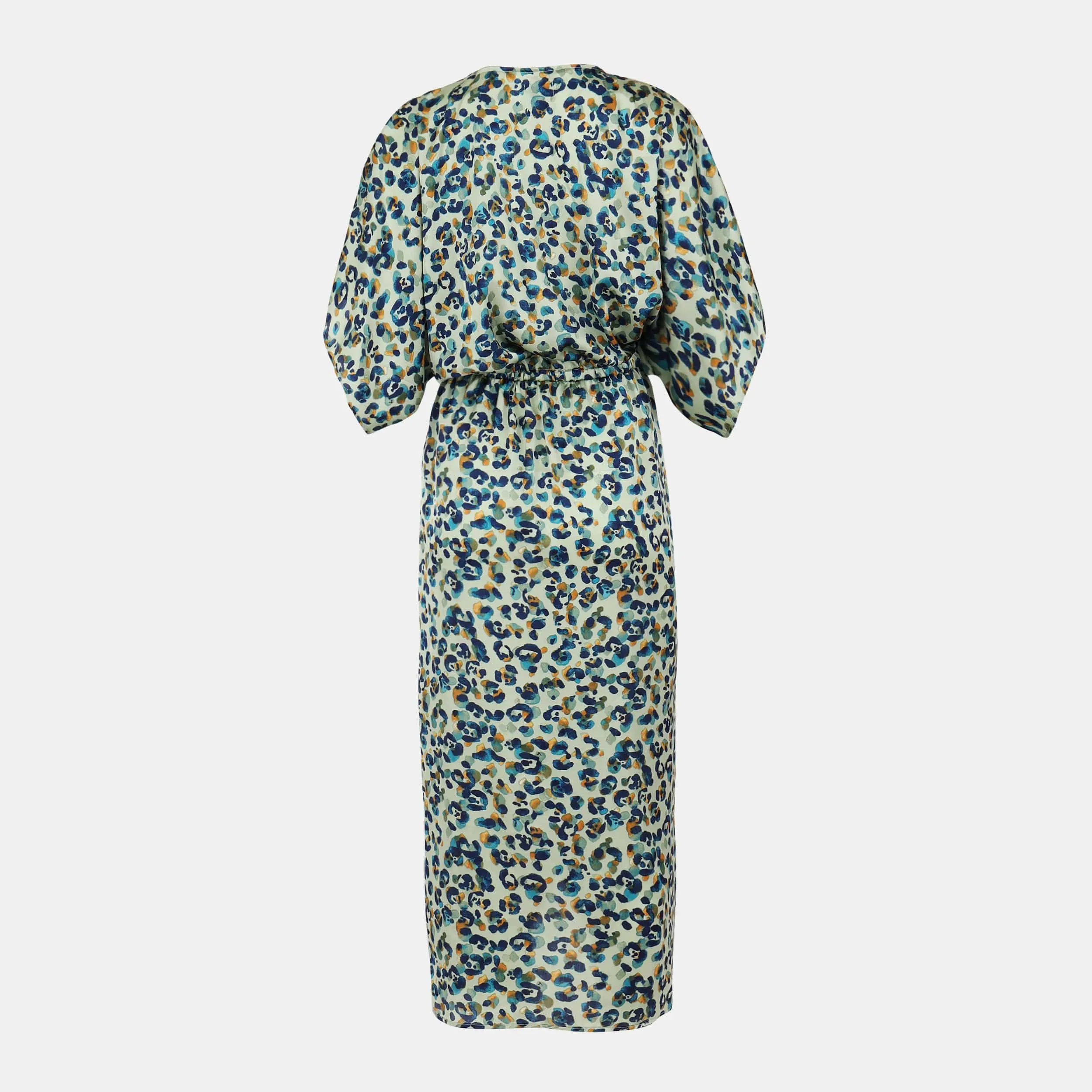 Joey Maxi Dress - Sage Leopard