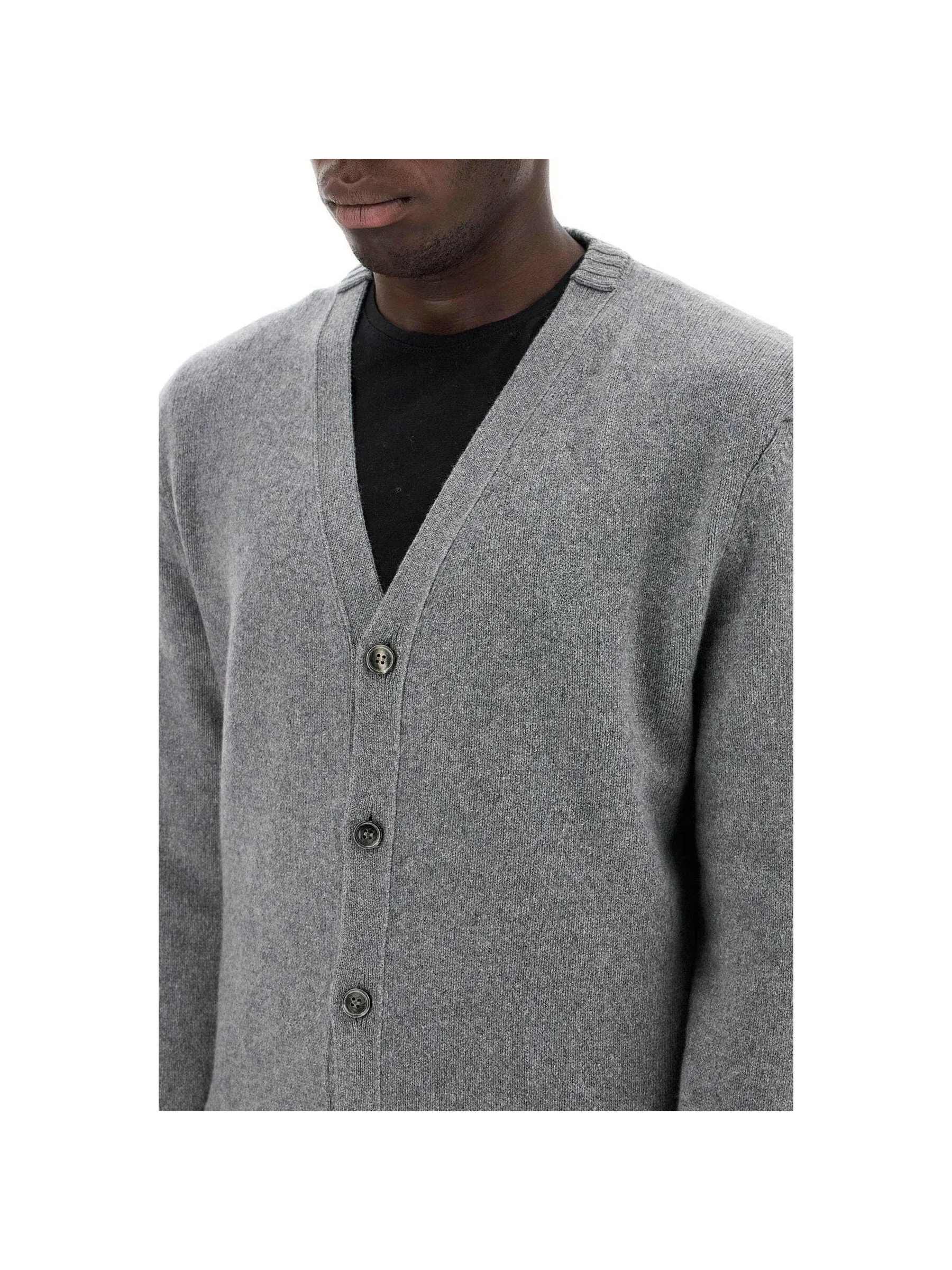 Knit Button Cashmere Sweater