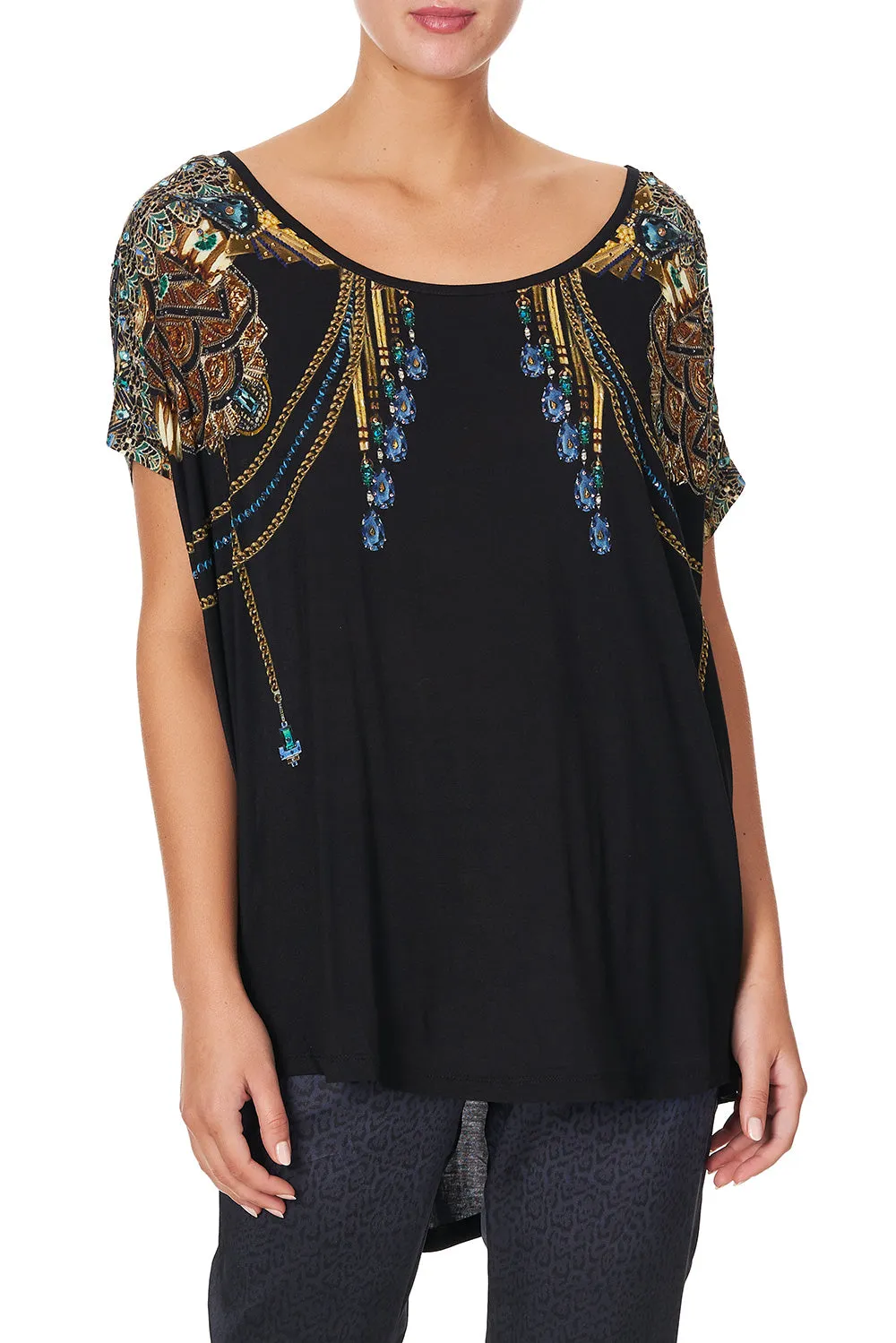 LOOSE FIT TEE DRIPPING IN DECO