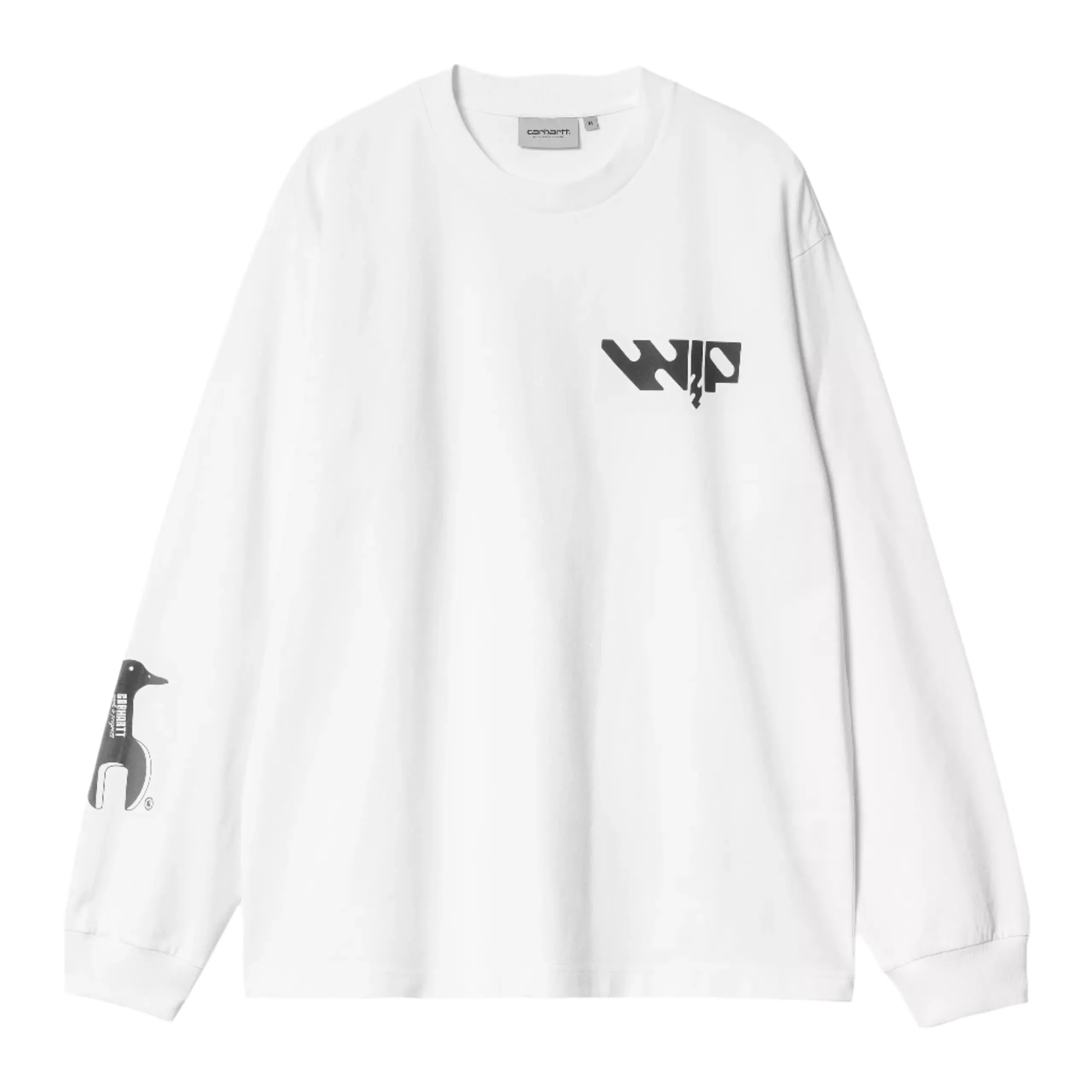 L/S Industry T-Shirt / CARHARTT WIP / WHITE