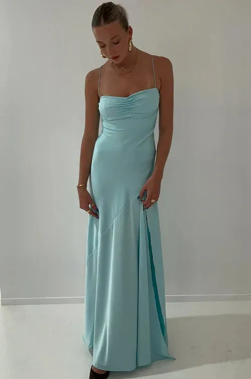 Luolandi Elegant Formal Dress Gowns Evening Gowns Spaghetti Straps Long Prom Dress Charming Party Dress