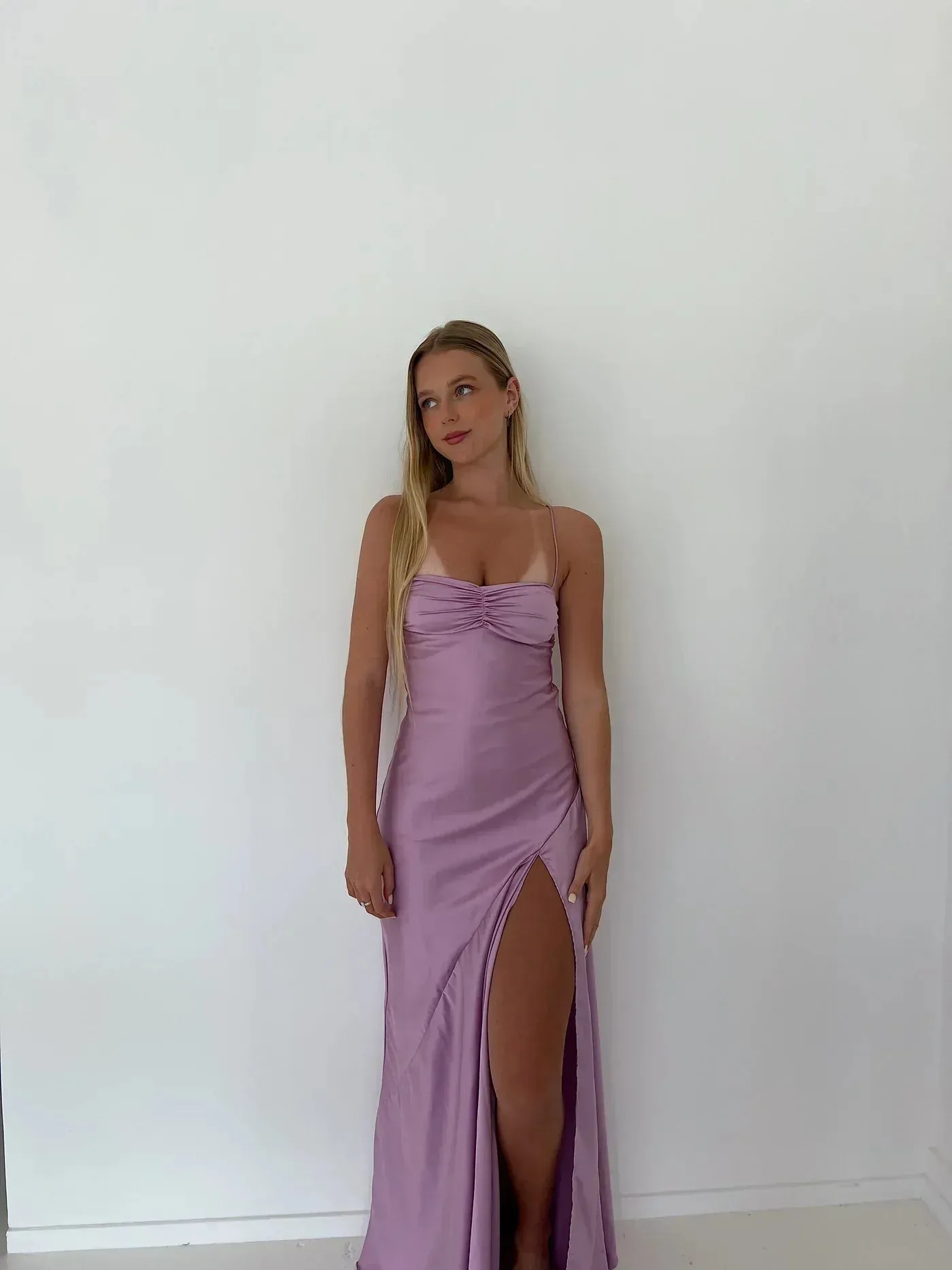 Luolandi Elegant Formal Dress Gowns Evening Gowns Spaghetti Straps Long Prom Dress Charming Party Dress
