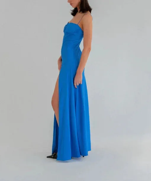 Luolandi Elegant Formal Dress Gowns Evening Gowns Spaghetti Straps Long Prom Dress Charming Party Dress