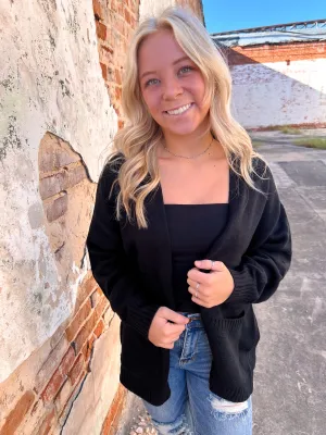Mary Oversized Open Front Sweater Cardigan