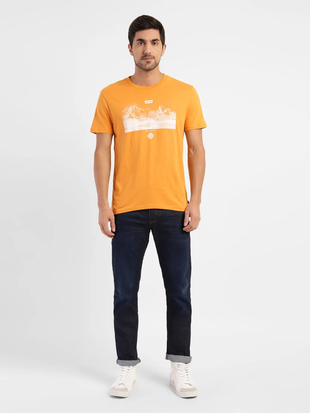 Men's Graphic Print Regular Fit T-shirt