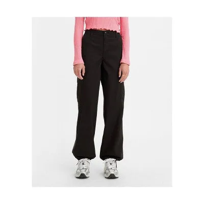 New - Levi's Women's High Rise Wide Leg Relaxed Cargo Pants Loose