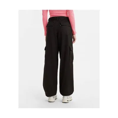 New - Levi's Women's High Rise Wide Leg Relaxed Cargo Pants Loose