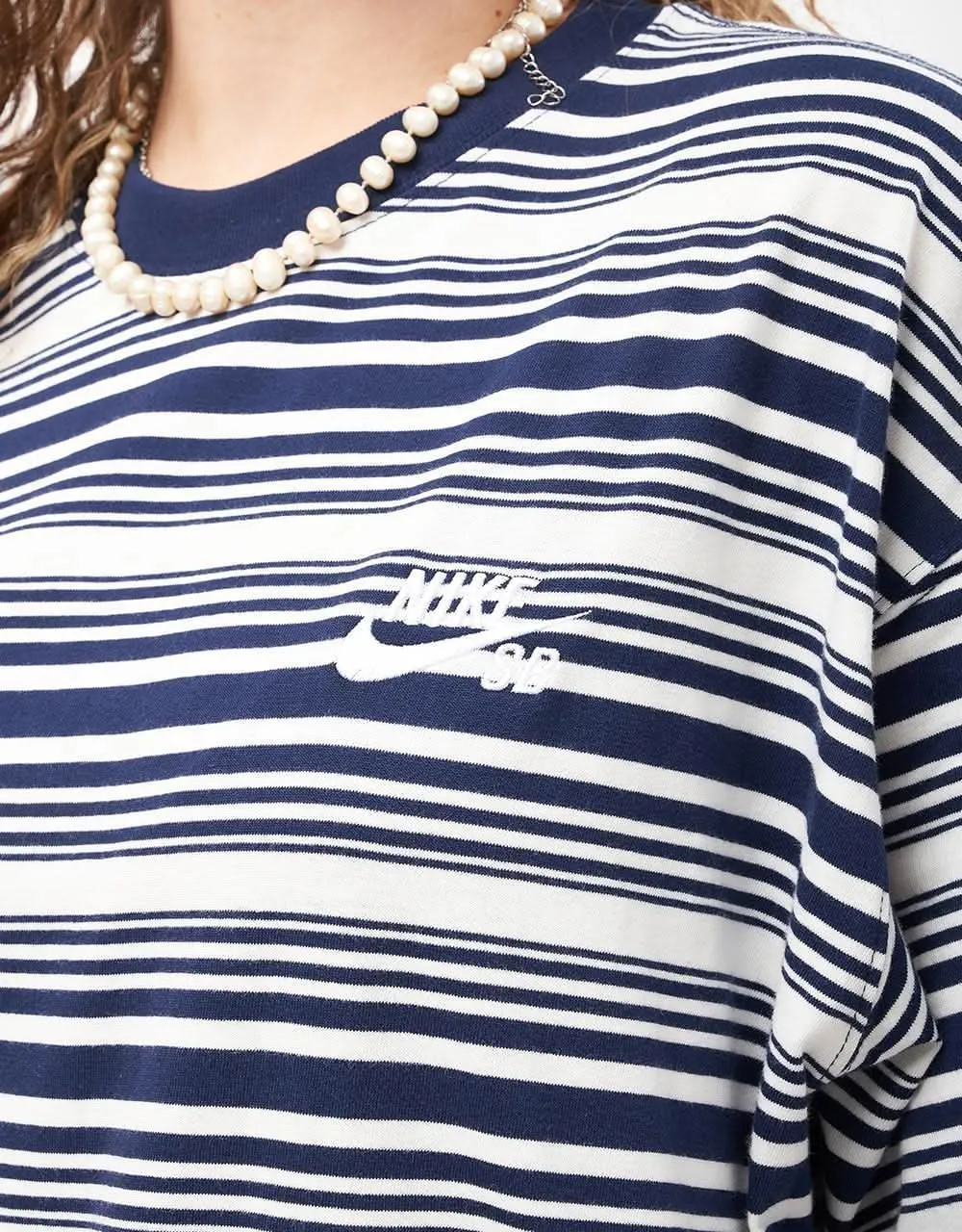 Nike SB M90 Stripe T-Shirt - Midnight Navy