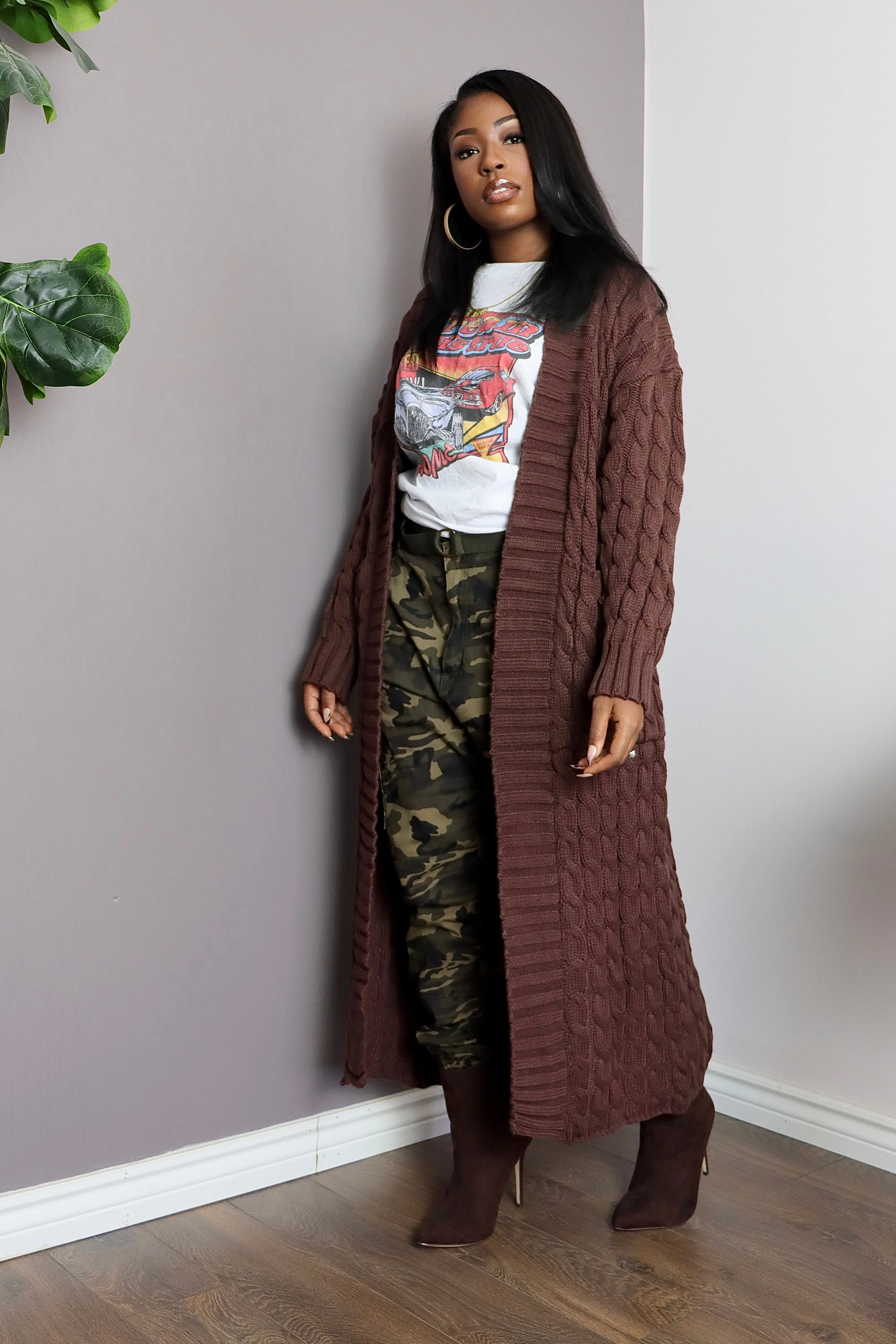 Plus Size High Waist CAMO Jogger Pants