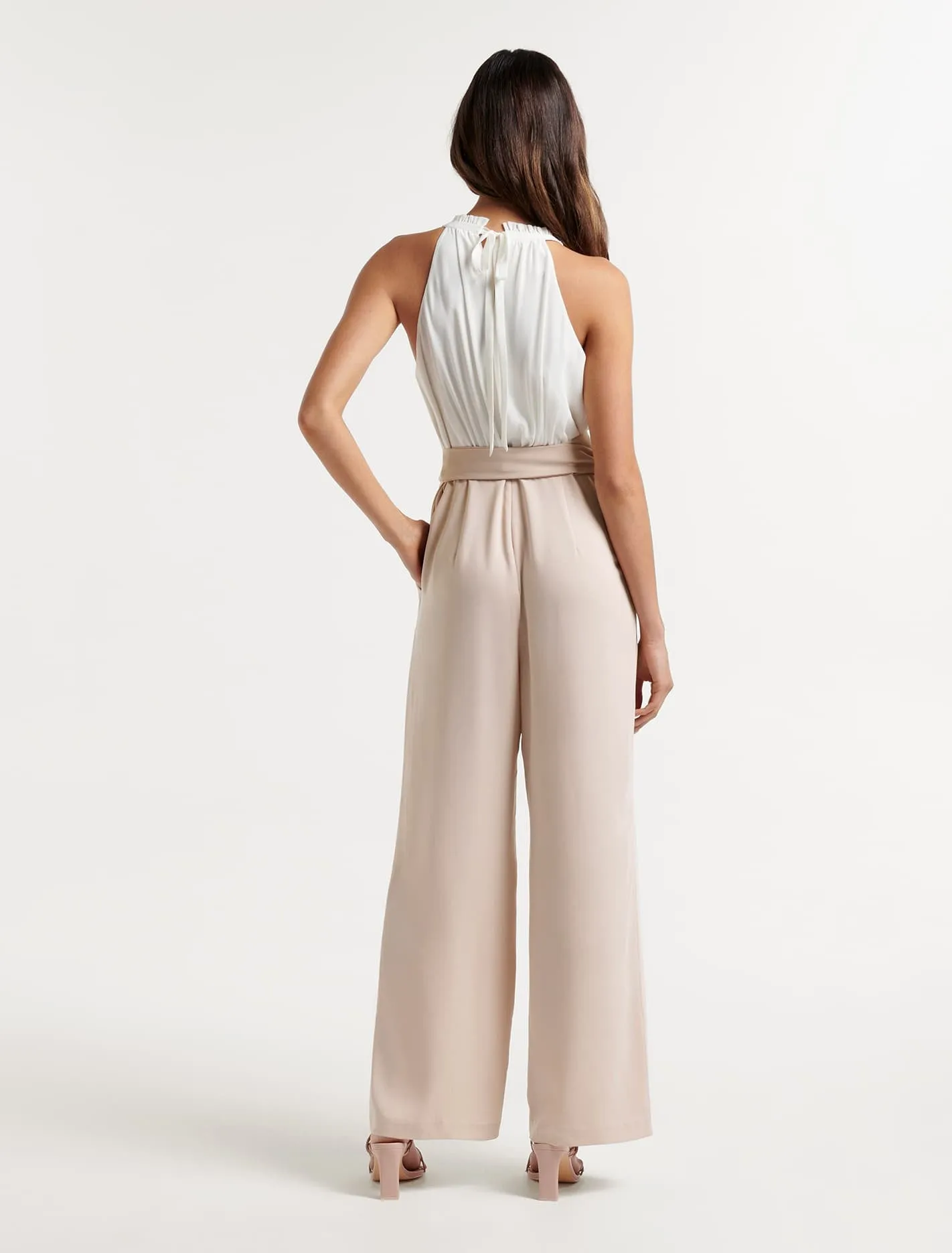 Shali Halter Neck Jumpsuit