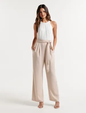 Shali Halter Neck Jumpsuit