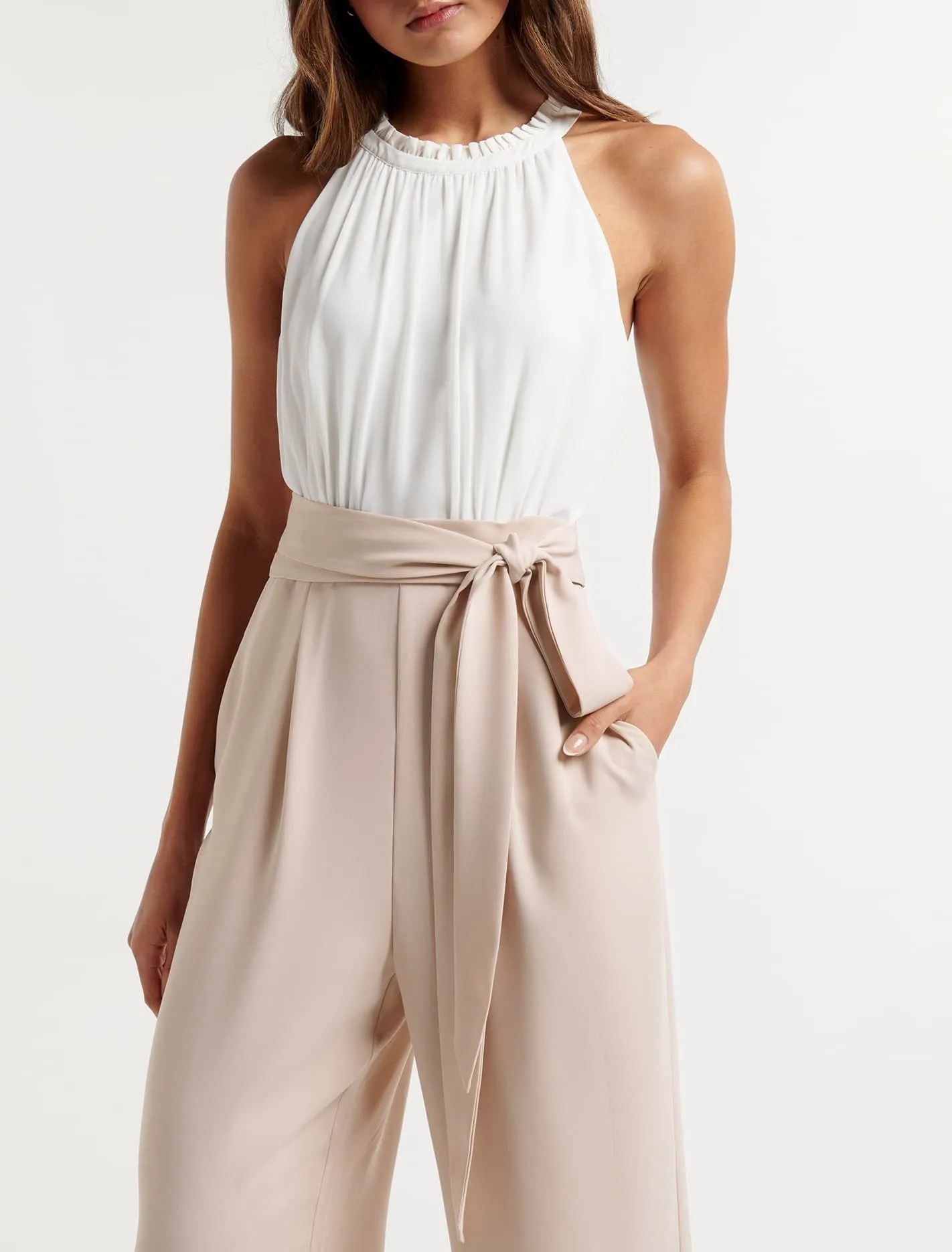 Shali Halter Neck Jumpsuit