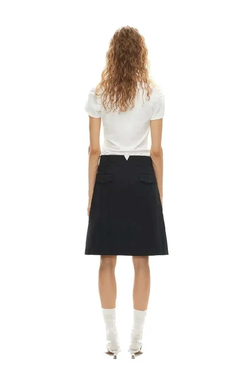 Short Sleeve V-neck Silk Polo Shirt