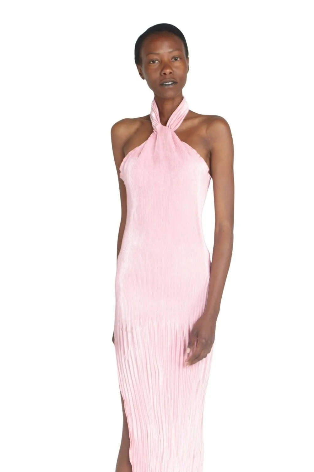 Soirée Halter Gown Ice pink