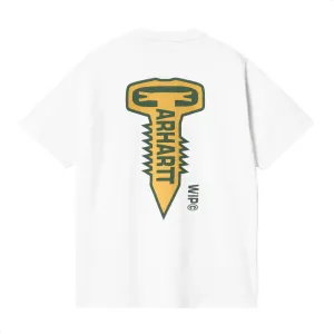 S/S CROSS SCREW T-SHIRT / CARHARTT WIP / WHITE