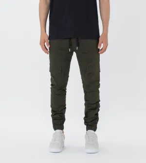 Sureshot Lite Cargo Jogger Dk Army