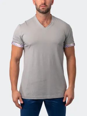 V-Neck Vivaldisolidhatch Grey