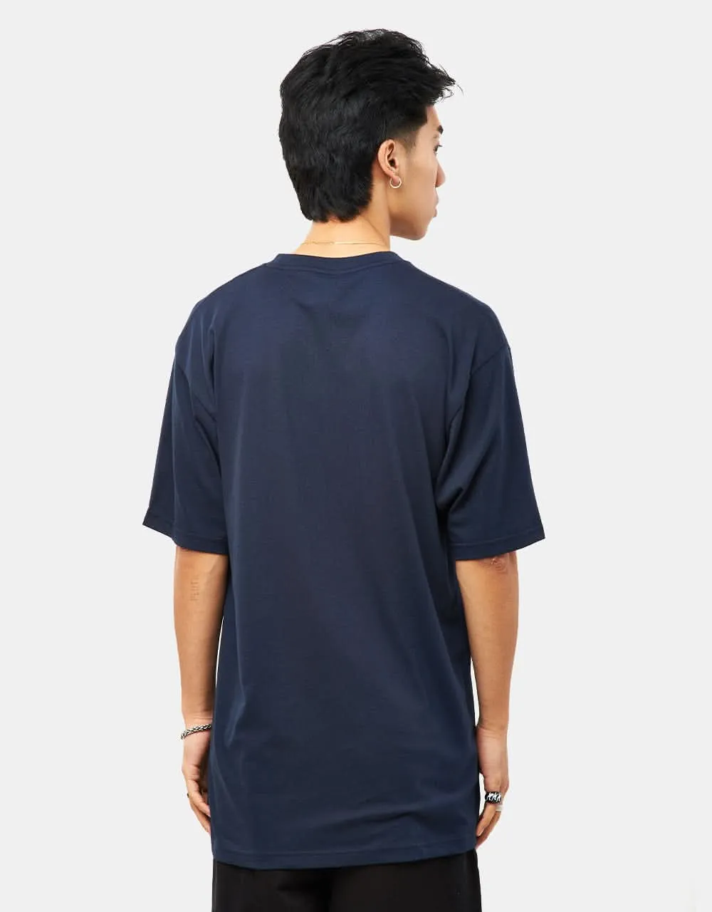 Vans Snaked Center Logo T-Shirt - Navy