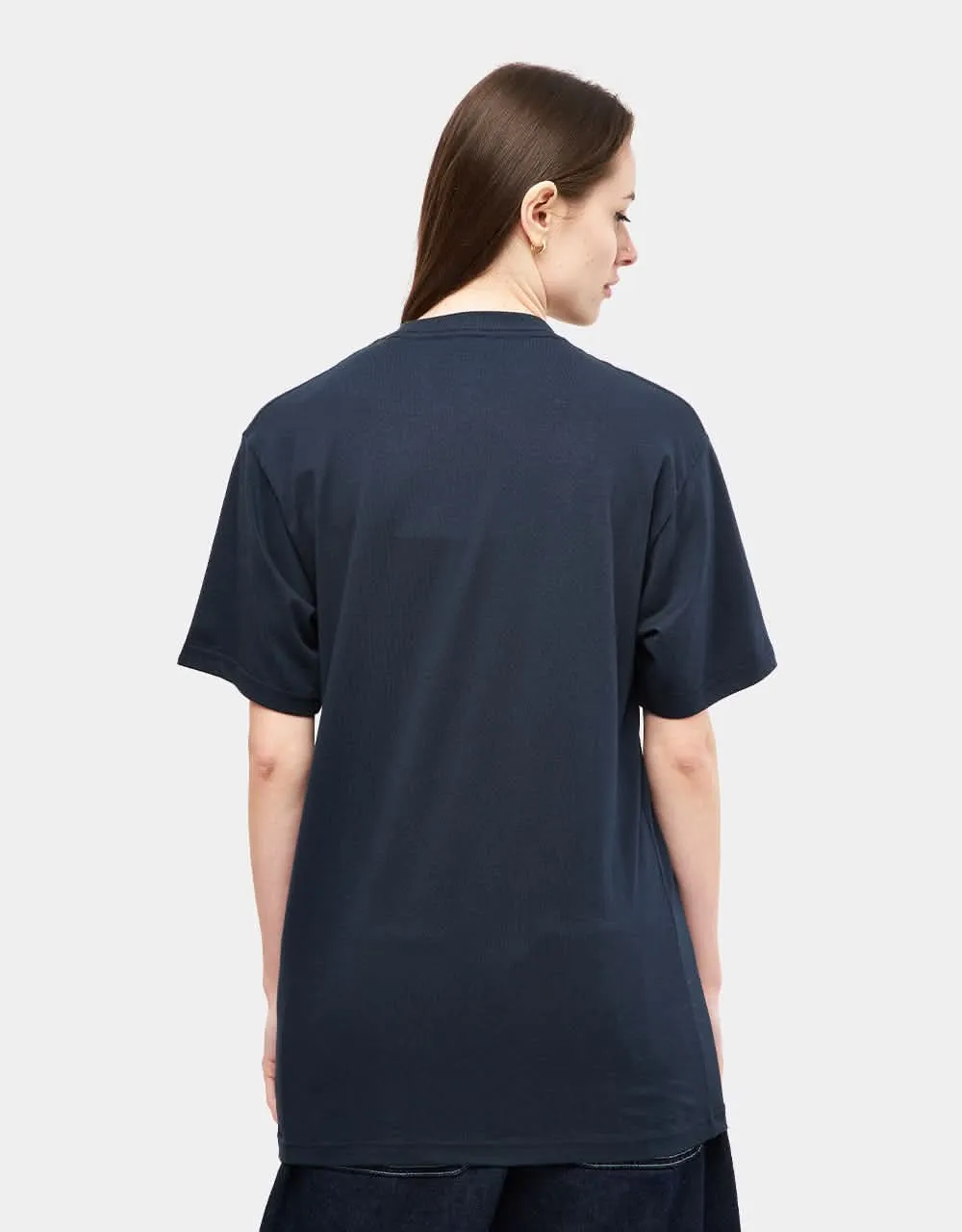 Vans Snaked Center Logo T-Shirt - Navy